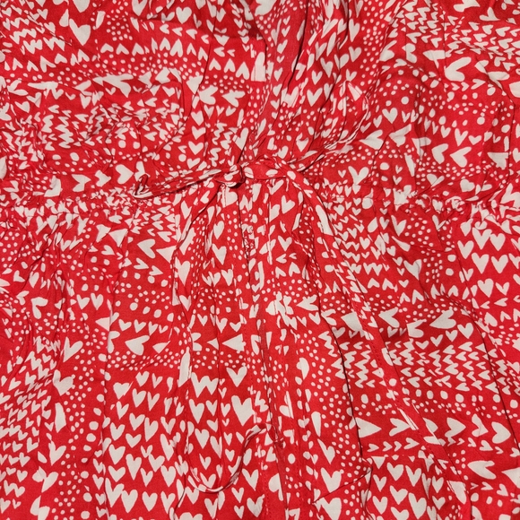 Victoria's Secret Red Patterned Robe - Picture 6 of 6